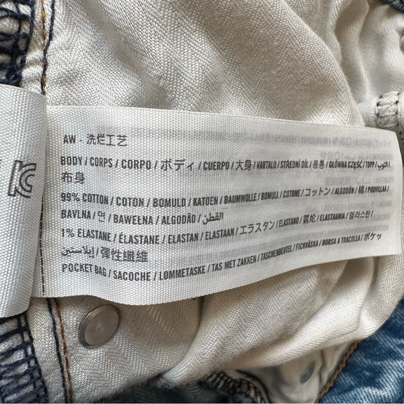 Abercrombie & Fitch Curve Love High Rise Dad Short - Size 30/10 - Picture 4 of 7